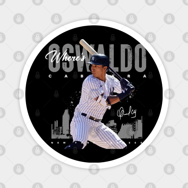 Oswaldo Cabrera Magnet by Juantamad